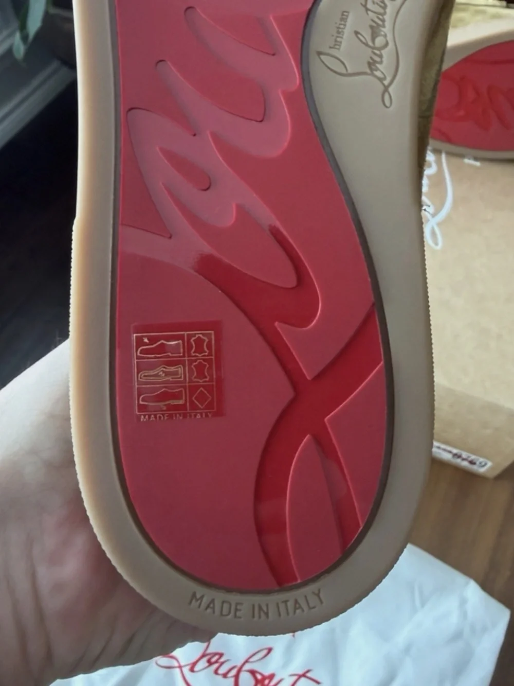 NIB Christian Louboutin Chambeliss sz 43/10 Desert Flat Suede Boots Bronzo NEW